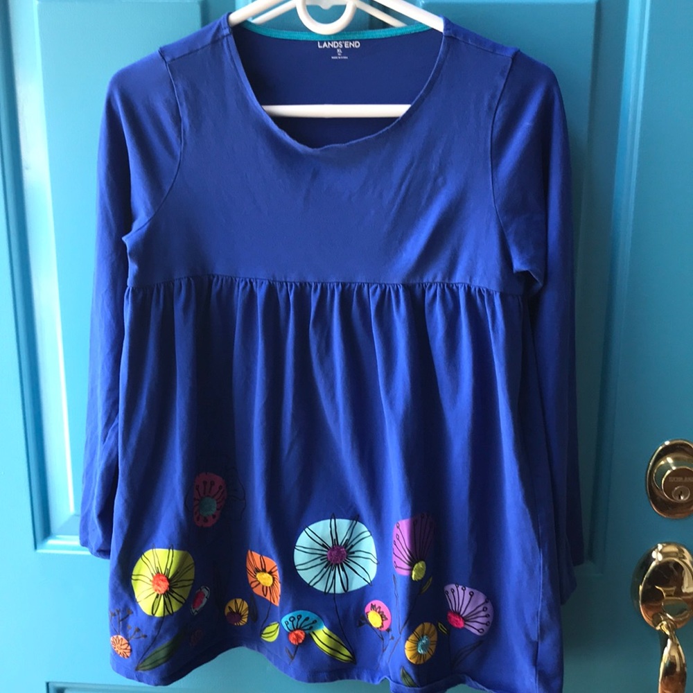 Lands end tunic top